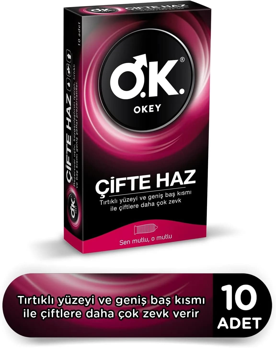 Okey Çifte Haz Prezervatif