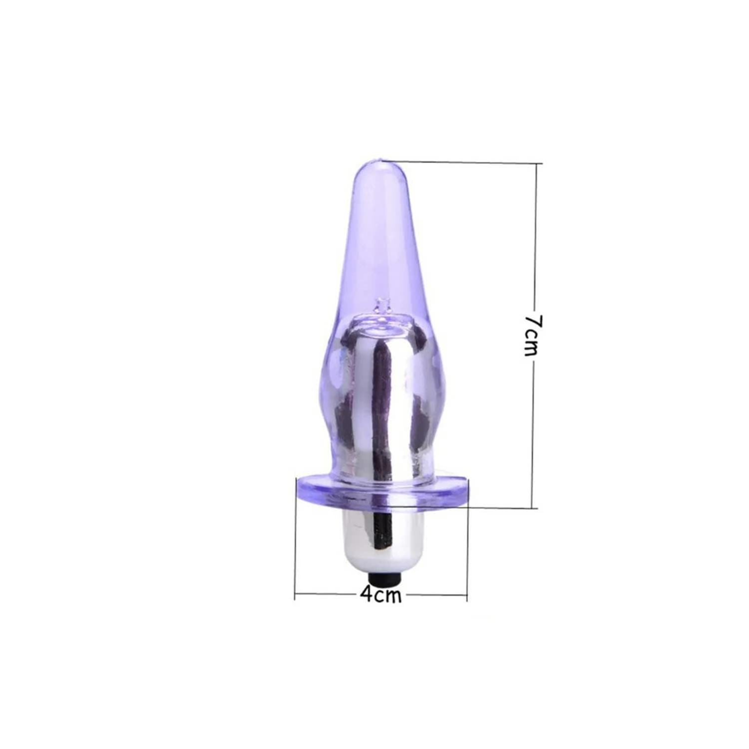 Şeffaf Silikon Anal Vibratör