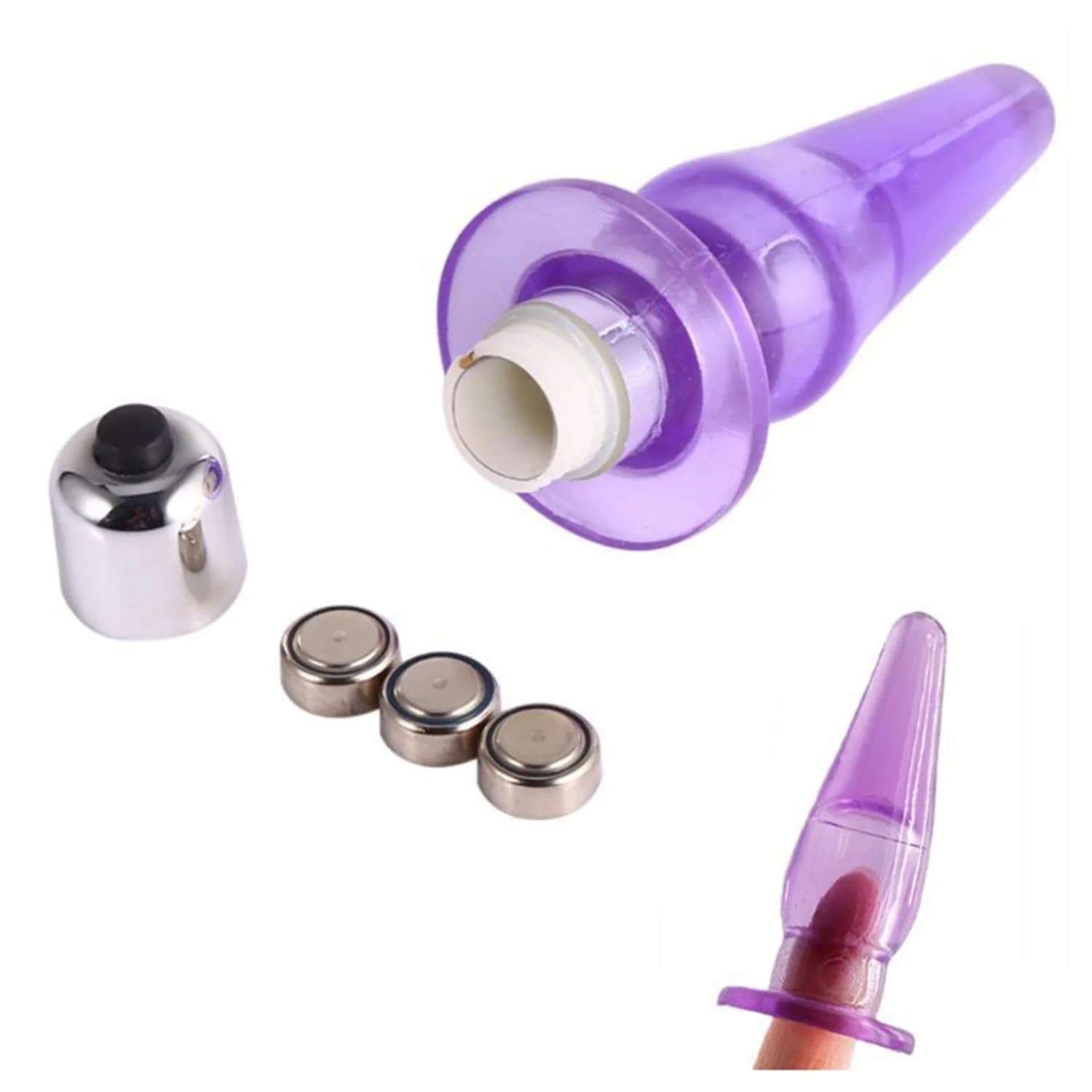 Şeffaf Silikon Anal Vibratör