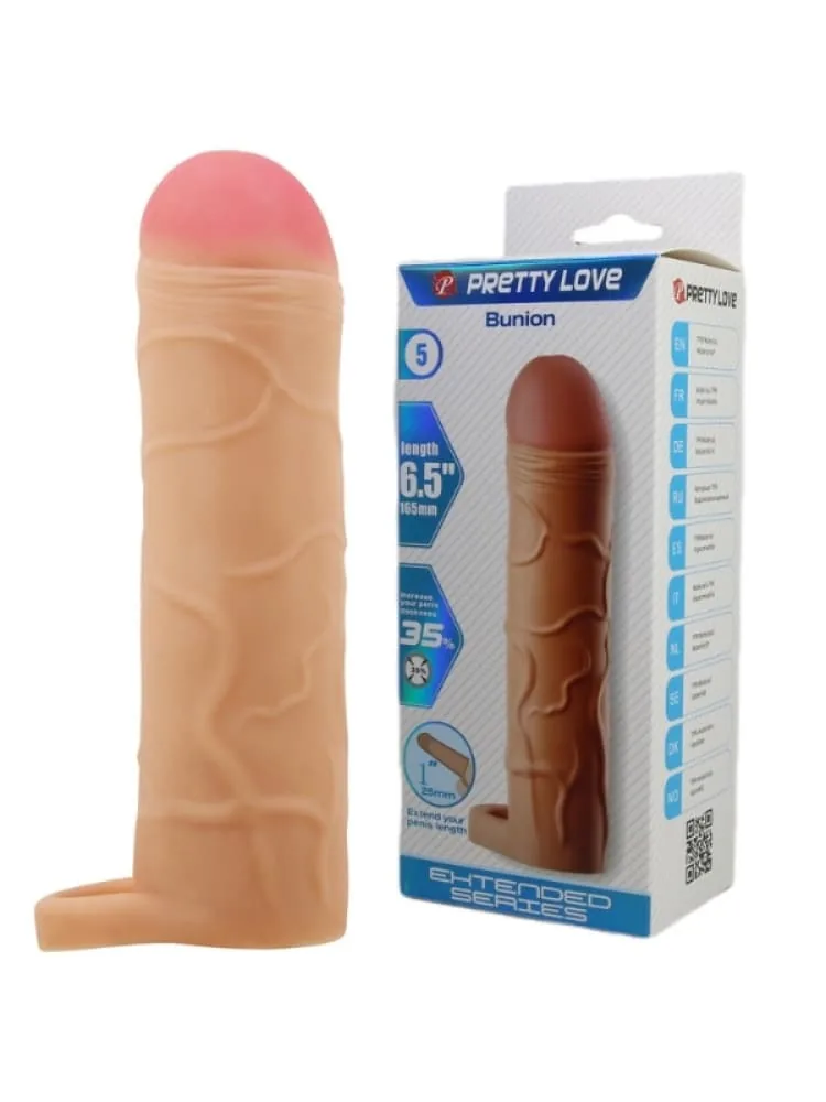 Ero Shop Bunion Gerçek Hissiyatlı Uzatıcı Penis Kılıfı