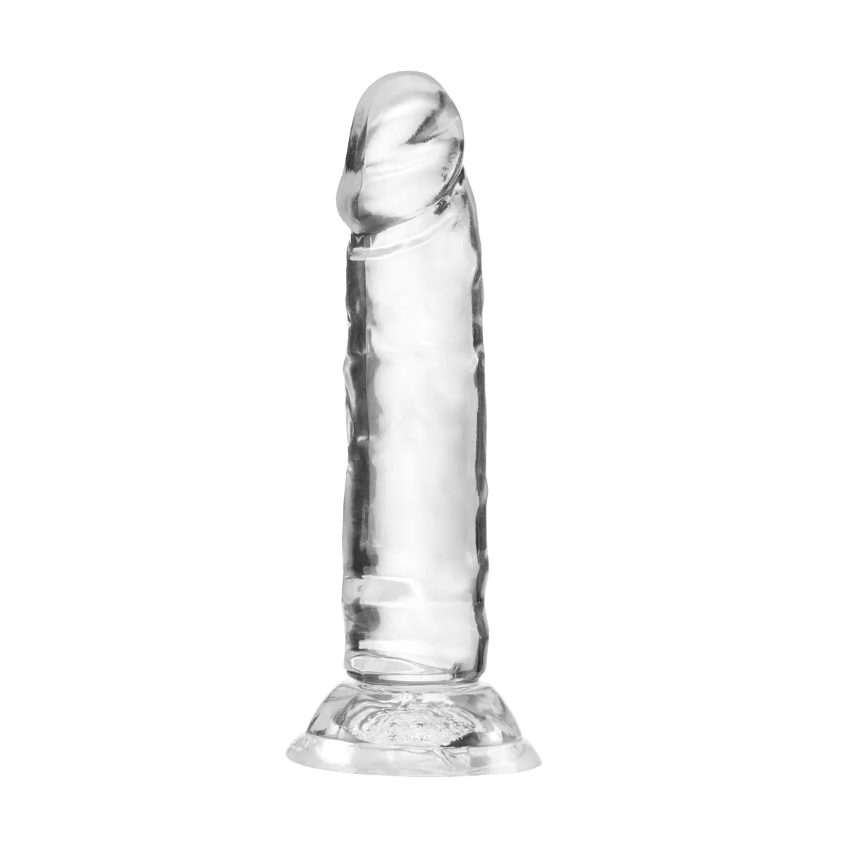Jel Dokuda Testissiz Ultra Yumuşak Şeffaf Mini Yapay Penis 13 CM