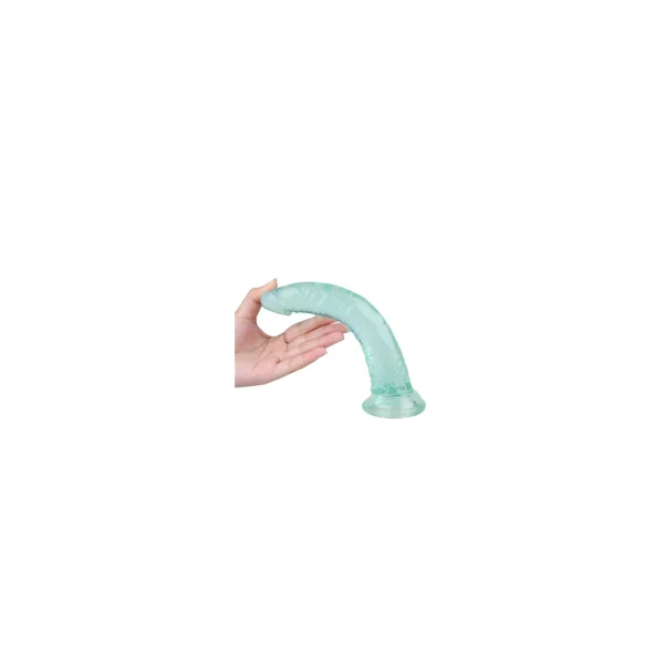 21cm Yeşil Jel Doku Dildo - Görsel 3