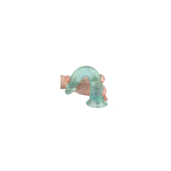 21cm Yeşil Jel Doku Dildo - Görsel 4
