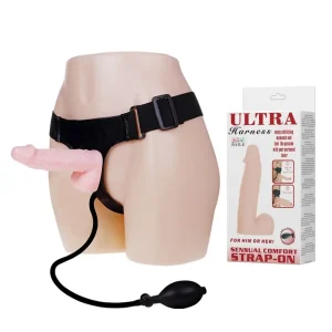 Belden Bağlamalı Şişirilebilir Strapon Penis
