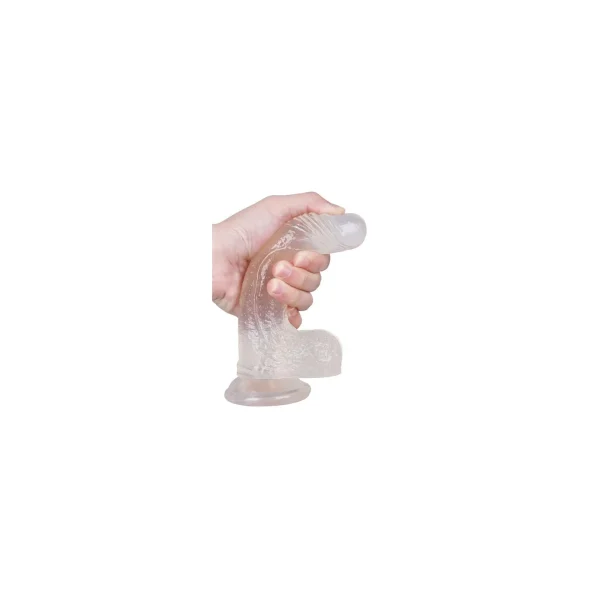 Beyaz Şeffaf Jel Dildo - Görsel 3