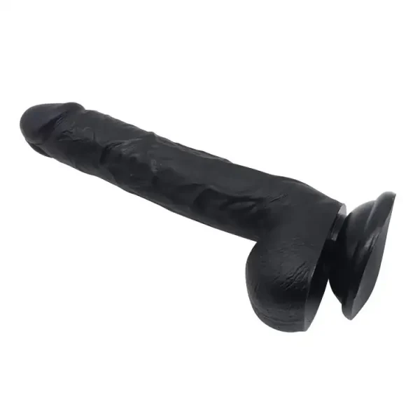 BIG SIZE Dildo Büyük Boy Realistik Zenci Penis 27 CM - Görsel 3