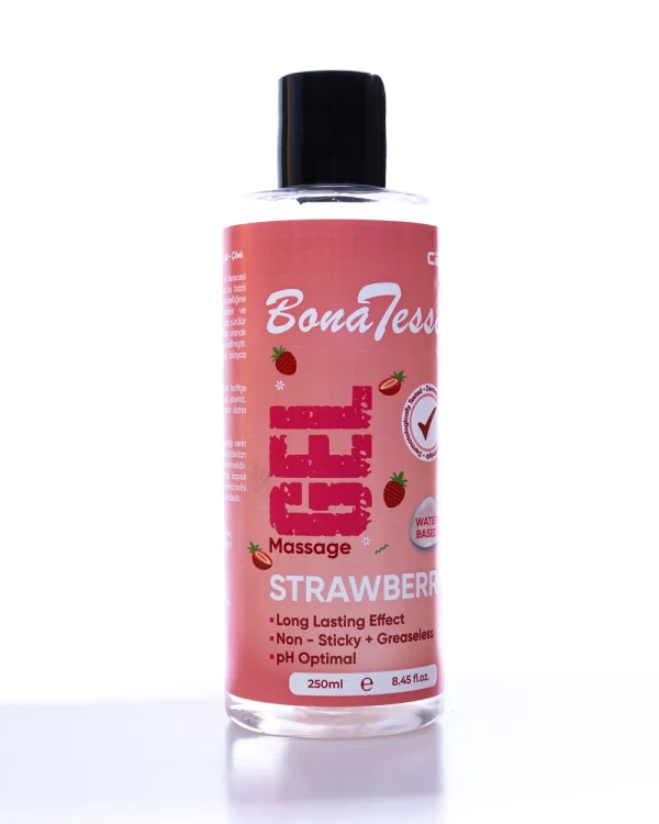 Bona Tessa Su Bazlı Kayganlaştırıcı Masaj Jeli 250 ML Çilekli