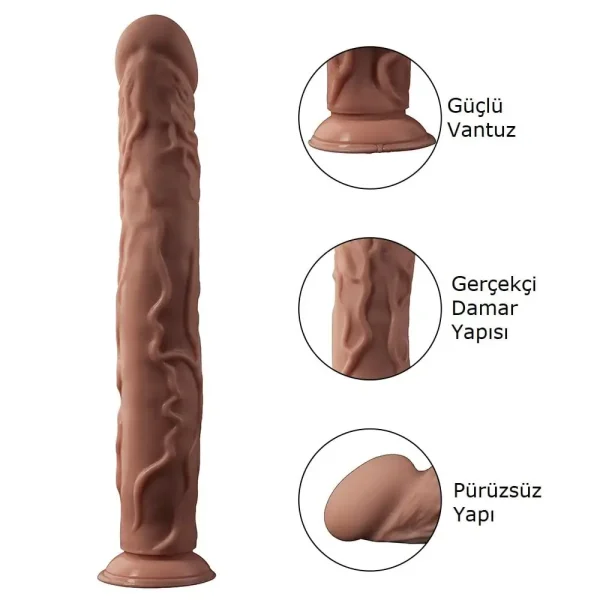 Gerçekçi Uzun & Kalın Dildo Penis - Görsel 2