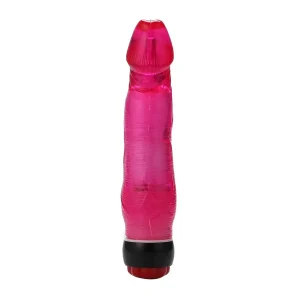 Güçlü Titreşimli Jel Dokulu Klasik Vibratör Penis 21 CM