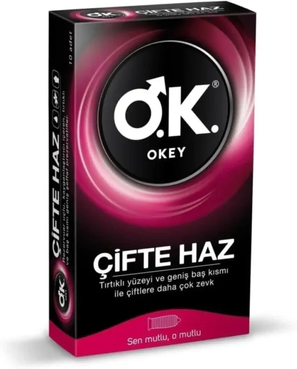 Okey Çifte Haz Prezervatif - Görsel 3