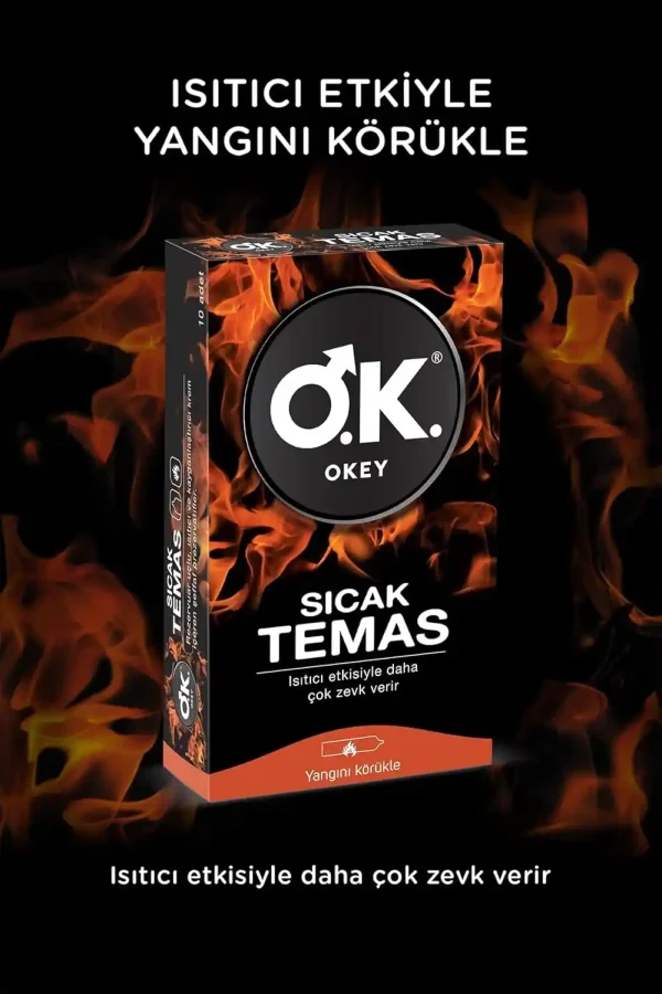 Okey Sıcak Temas Prezervatif - Görsel 3