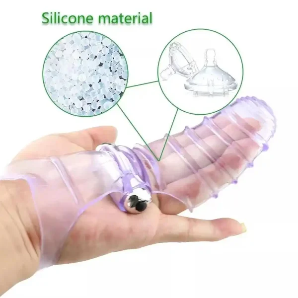 Parmağa Takılabilir Klitoris ve G-Spot Uyarıcı 2 in 1 Vibratör - Görsel 2