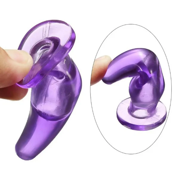 Şeffaf Silikon Anal Vibratör - Görsel 4
